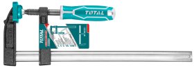 Staliaus spaustuvas TOTAL, F-formos, max 170 kg, 50x200 mm THT1320502