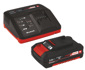 Akumuliatoriaus ir kroviklio komplektas EINHELL 18 V, 2,0 Ah, Li-ion